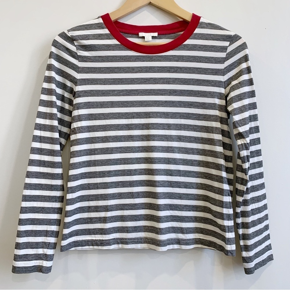 COS 100% Cotton Striped Tee - Picture 2 of 10